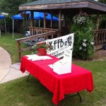 Folks could sign up for great prizes