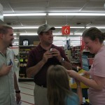 Bob Connell cutting up again with the Hipp family