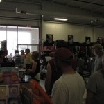 Folks are wall to wall looking for great deals