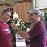 Lee and Bob cutting up on the Radio