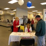 Finalists sign in Table