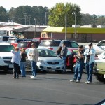 Folks checking out all the deals