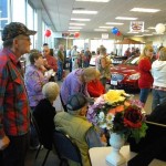 Folks wait for the next drawing