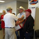 Time for the final Drawing Bob Connell in the white shirt talks live on the air