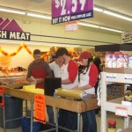 All the butchers are ready