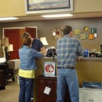 Another couple checks out