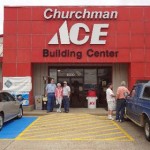 David Churchman and Mrs Churchman (David's Mother) and Dale take time out for a picture