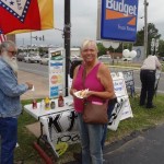 First folks that stop in for lunch