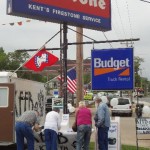 Folks sign up for all the giveaways