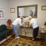 Folks sign up for some great prizes