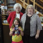 Mrs Mitchell and Paula Marshall take time out for a picture