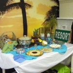 Belinda LaForce with Savory Catering provides the refreshments