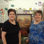 Phillis and Tammy take time out for a pciture at Bread of Life